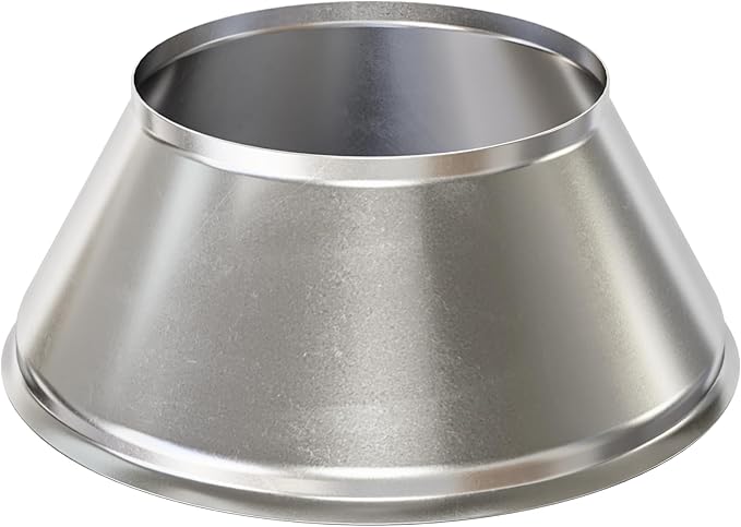 Fire Sprinkler Escutcheon Skirt, Standard 401 Style Escutcheon Pendant Skirt Chrome Plated, Works with Standard 401 Style Cup and Retrofit 2 Piece Cup, Fire Sprinkler Skirt