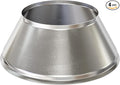 Knupp Co. Fire Sprinkler Escutcheon Skirt, Standard 401 Style Escutcheon Pendant Skirt Chrome Plated, Works with Standard 401 Style Cup and Retrofit 2 Piece Cup, Fire Sprinkler Skirt - 4 PK