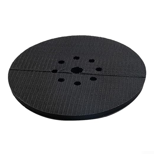 Drywall Sander Backing Pad 9 Inch Sanding Disc Support Plate with 8 Holes Hook&Loop Grinding Polishing Sanding Disc Foam Cushioned Base Mount for Dustless Sanding System Attachment(Soft Spong)