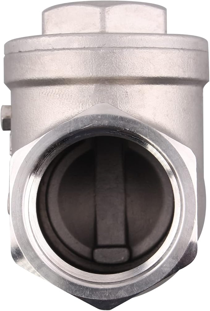 1-1/4 Inch Swing Check Valve - WOG 200 PSI Stainless Steel SS304 CF8M NPT