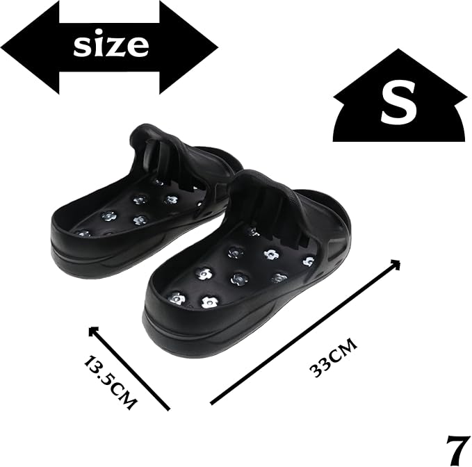 Anti-Slip Spiked Shoes for Epoxy Floors, Resinous Coatings, Self-Leveling Compound, and Paint-Small