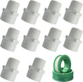 10Pcs 3/4 inch NPT Male Thread PVC Pipe Fitting Adapter Connector(Socket x NPT Male), 3/4 inch PVC Pipe Fitting for Sch40 Pipe for Plumbing Water Line