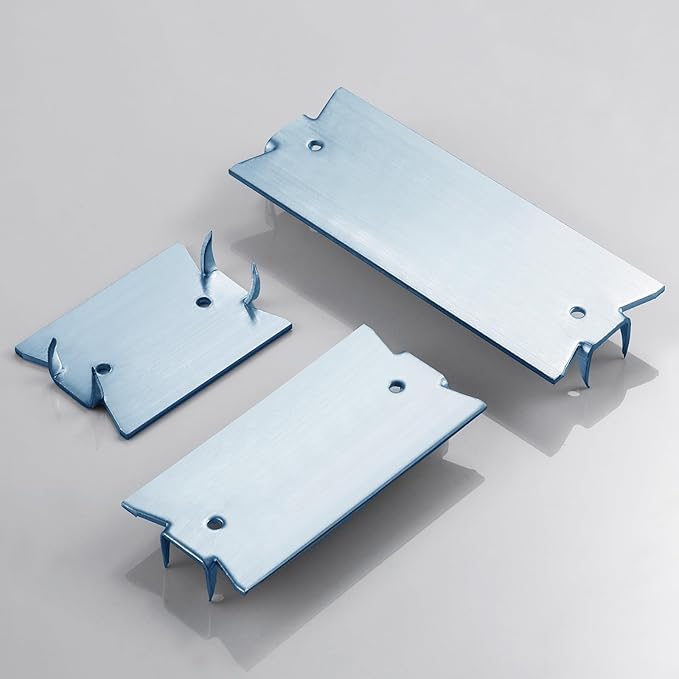 Wensilon(190 pcs) Zinc 1.5X4 Inch 16-Gauge Anti-Nail Protection Plate Shield, Nail Plate for Wood Studs, Steel Cable Wire Protector Plate with Sharp Pointed Prongs for Protection Plumbing and Wiring
