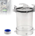 RULLINE 5" RV Clear Sewer Hose Extension Adapter Sewer Hose Connector with Leak-Proof Seal Compatible with Bayonet/Lug Compatible with Easy Hookup for Camper Trailer Motorhome