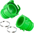 Camper & RV Sewer Hose Twist Connect Kit - Connect 2 RV Sewer Hoses - Fits 3” Camper Sewer Hoses - Includes Lug Connector Fitting & Clamp (Twist Connect Kit)