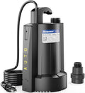 Acquaer 1/3 HP Automatic Submersible Water Pump, 115V Sump Pump with 3/4” Garden Hose Check Valve Adapter,2160 GPH High Flow Water Removal for Swimming Pool Cover Hot Tubs Flooded House Basement