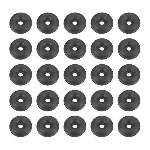 HARFINGTON 50pcs Nitrile Rubber O-Rings 7mm OD 2.2mm ID 2.4mm Width Metric Buna-N NBR Sealing Gasket Plumbing Sealing Repair O Rings for Car Auto Vehicle Repair Faucet Air Gas