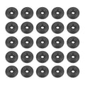 HARFINGTON 50pcs Nitrile Rubber O-Rings 7mm OD 2.2mm ID 2.4mm Width Metric Buna-N NBR Sealing Gasket Plumbing Sealing Repair O Rings for Car Auto Vehicle Repair Faucet Air Gas