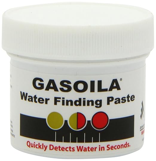 Gasoila Water Finding Paste - Fuel Water Detection Gasoline, Diesel, Kerosene, Petroleum | 2.5 oz Jar | Quick Color Change | Reliable & Easy to Use | Ideal for Fuel Storage Tanks & Non-Ethanol Fuel