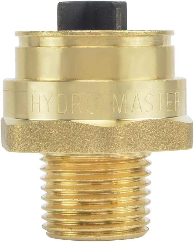 HYDRO MSATER Vacuum Relief Valve, Water Service Low Profile Vacuum Relief Valve for Water and Heater Tanks, 1/2 inch