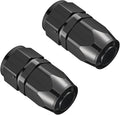 EVIL ENERGY 16AN Hose End Fitting Straight Swivel for CPE Braided Hose Black 2PCS