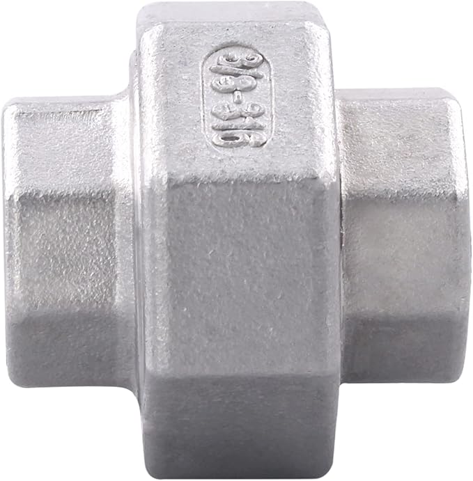Cast Pipe Fittings Union - 3/8" NPT Female Fitting Stainless Steel 304, Class 150