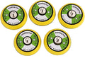 5Pcs 2-Inch Dual-Action Hook & Loop Polishing Pad, M6 Thread | 15,000 RPM