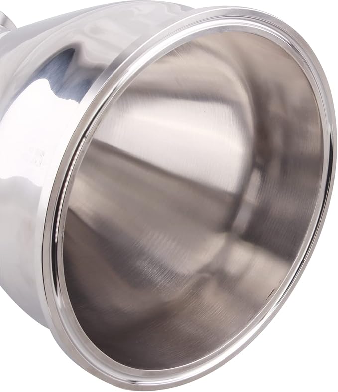 DERNORD Sanitary Fitting Reducer Fitting SUS304 Tri Clamp Ferrule Style 6" Tube OD to 3" Tube OD