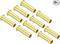 PATIKIL 4mm Tube OD Brass Compression Insert, 50 Pack Insert Tube Support Compression Sleeve Fitting Assortment Kit for Air Water Gas Hose