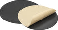 PATIKIL 10 Inch Diameter Lamp Base Felt 5Pack 2mm Thick Foam Adhesive Non-Slip EVA Protection Pad Mat for Lamp Furniture DIY Craft, Black