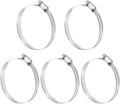 MECCANIXITY 3 Inch Stainless Steel Hose Clamp, Worm Gear Clamp Adjustable 2 5/6"-3 3/4"(72-95mm) Fuel Line Hose Clamps Duct Clamp for Pipe Plumbing Automotive Mechanical (Pack of 5)