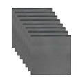 MECCANIXITY 8pcs 1/8"(3mm) x2 x2 Steel Plate, Black Hot Rolled A36 Steel Sheet Plate Base, Square Weldable Metal Discs for Industrial Construction Structural Support