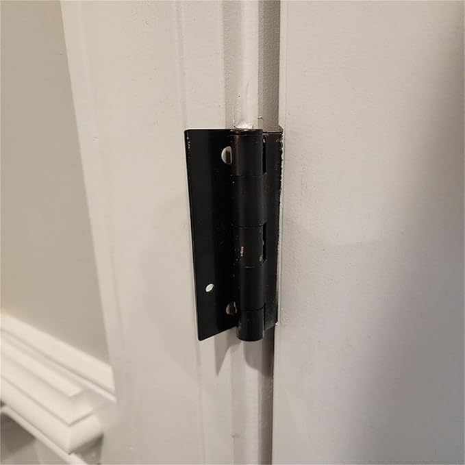 10Pcs Stainless Steel Door Hinge Spacer Plates Replacement Door Hardware Reinforcement Shims Easy to Installation Nonslip Metal Hinge Spacer