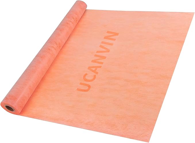 108 SQ FT Waterproofing Membrane for Bathroom Shower, 27.6mil, 3' 3" x 32.8FT Tile Flooring Underlayment Roll Under Ceramics, Natural Stone Tiles and LVT for Shower Wall, Bathroom Floors