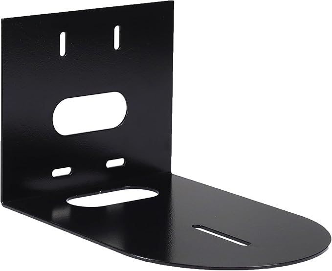 AEONS PTZ Camera Universal Wall Mounting Bracket | Sturdy Durable Compatible with Most Center Mount Cameras Hardware | AV Brackets Wall Mount Holder, Black, 2-Pack