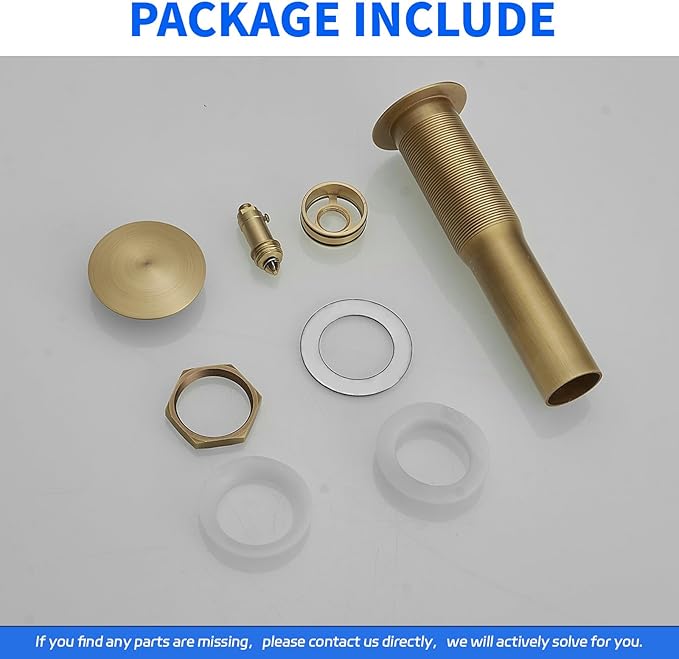BWE Antique Pop-Up Drain Assembly with Strainer for Bathroom Vessel Vanity Faucet Bathroom Vessel Sink Drain Stopper Without Overflow Sink One-Piece