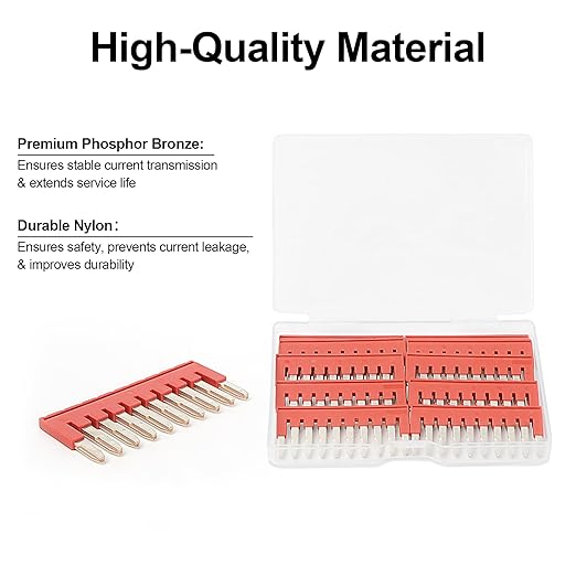 10Pcs FBS 10-5 Side Plug-in DIN Rail Terminal Block, External Bridge Connector, Compatible with PT2.5 Jumpers
