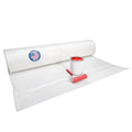 Plastic Sheeting 6 mil, 12' x 50' (600 sq. ft.) - Thick Semi-Clear LDPE Plastic Sheeting Heavy Duty for Construction and Painting - Vapor Barrier Plastic Sheeting - Roll of Plastic by IDL Packaging