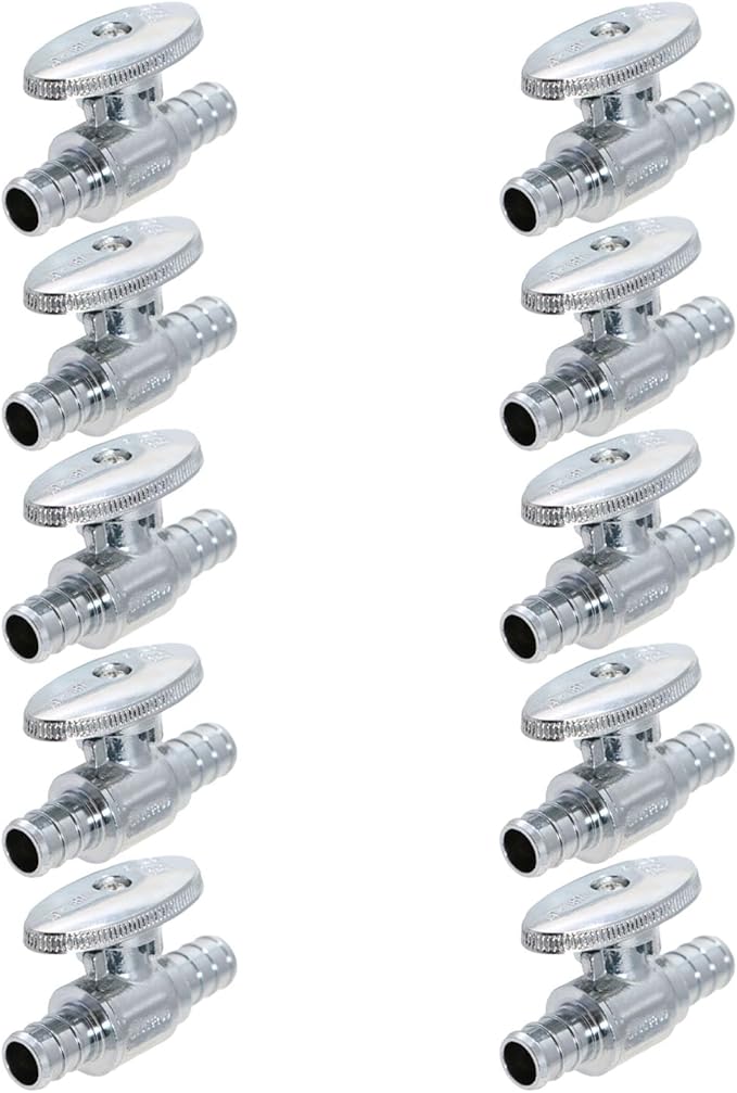 10 Pieces XFITTING 1/2" Pex Ball Valve Mini