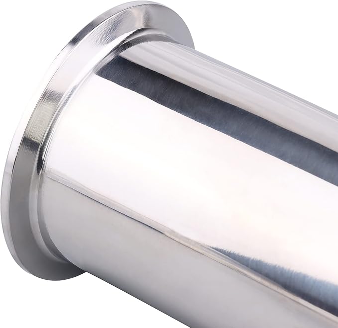 DERNORD Clamp Tee 3 Way Stainless Steel 304 Sanitary Fitting Fits 2.5" Tri-clamp, 64mm Pipe OD
