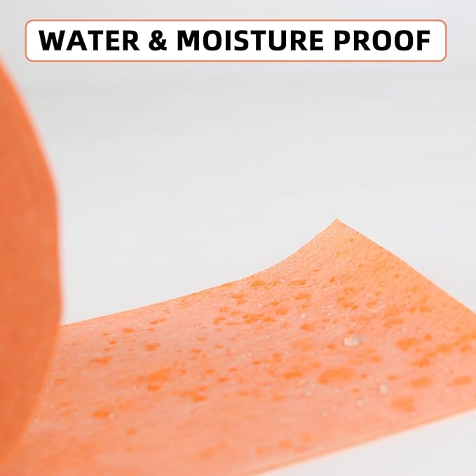 Professional Waterproof Membrane for Shower,5In x 100Ft(42 Sq Ft), Superior Waterproofing Solution for Bathroom, Kitchen,Saunas and Wet Areas