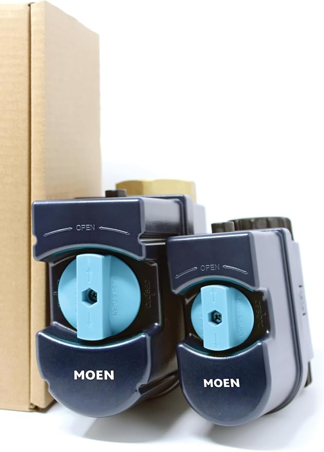 Moen Flo Smart Water Monitor and Automatic Shutoff Sensor, Wi-Fi Connected Water Leak Detector for 1-1/4-Inch Diameter Pipe, 900-002