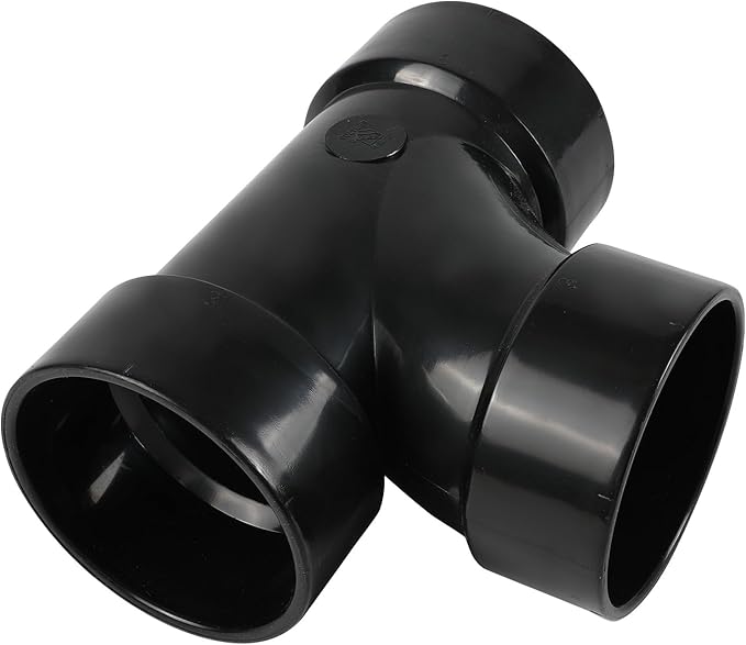 EFIELD 3" ABS DWV SANITARY Hub TEE