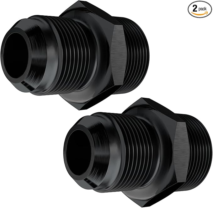 8AN Flare to AN10 ORB Male O-Ring Fitting Adapter (2PCS)