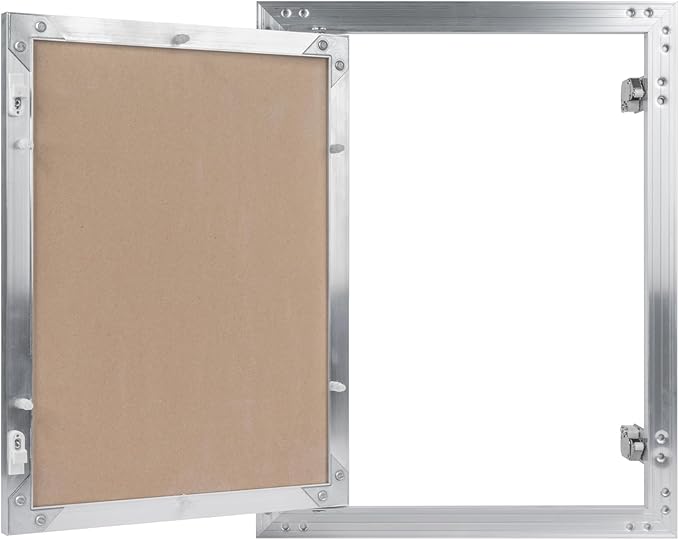 12" x 16" Inch Wall Access Panel - Waterproof Drywall Panel & Aluminum Frame Crawl Space Hatch Door - Plumbing Access Panel for Wall & Ceiling, HVAC - Drywall Access, Cover