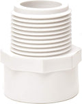 3 IN. PVC Male Adapter Adaptador Macho Fittings (Socket x Male Pipe Thread) Coupling Thread Schedule 40 White (3 Inch)