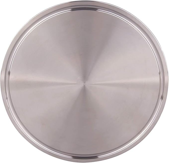 DERNORD End Cap fits Tri-Clamp Ferrule Flange Stainless Steel 304 End Cap fits Sanitary Fitting Clamp (4" (102mm) Tube OD)