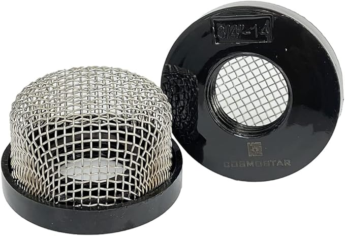Cosmostar Stainless Steel Strainer ¾ Inch -14, Aerator Screen Wire Mesh Compatible with Livewell Pump, Industrial Plumbing Inline, Garden Washers Water Filter Sprayer Garden Hose Suction Line. (1)