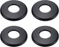 4 Pcs Wall Split Flange, ABS Round Self-Adhesive Escutcheon Plate Buckles Design for 1.73"/44mm Diameter Pipe