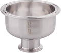DERNORD Tri Clamp Bowl Reducer Sanitary Fitting Stainless Steel 304 (Tri Clamp Size: 4 inch x 1.5 inch)