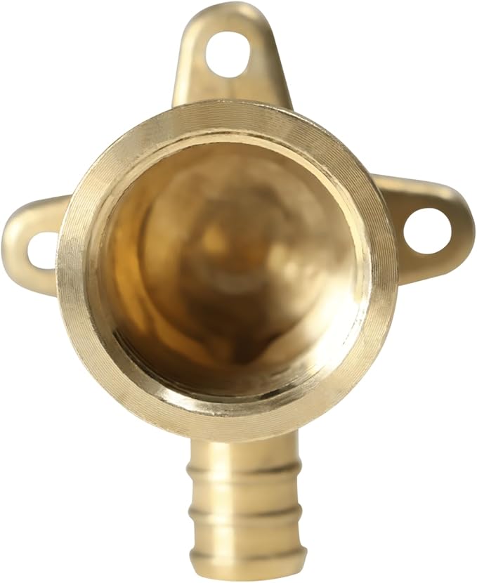 XFITTING 1/2 Inch Pex x 3/4 Inch Female NPT Drop Ear Elbow, 10 Pieces