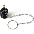 Inflatable Pipe Plug Sewer Test Plug Rubber Plumbing Test Balloon for Sewage Pipeline Inspection(2 Inch,with Ring and Chain)