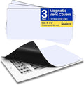 Magnetic Vent Covers, Extra Strong Magnets, White 8" x 12" (3 Pack) Ultra Thick 60mil, Complete Seal, Air Vent Covers for Home Floor, Ceiling, Wall Registers, HVAC, AC, RV, and Heater Vents