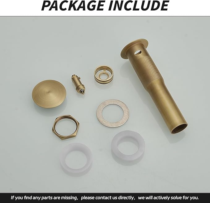 BWE One-Piece Pop-Up Drain Assembly with Strainer for Bathroom Vessel Vanity Faucet Bathroom Vessel Sink Drain Stopper with Overflow Antique
