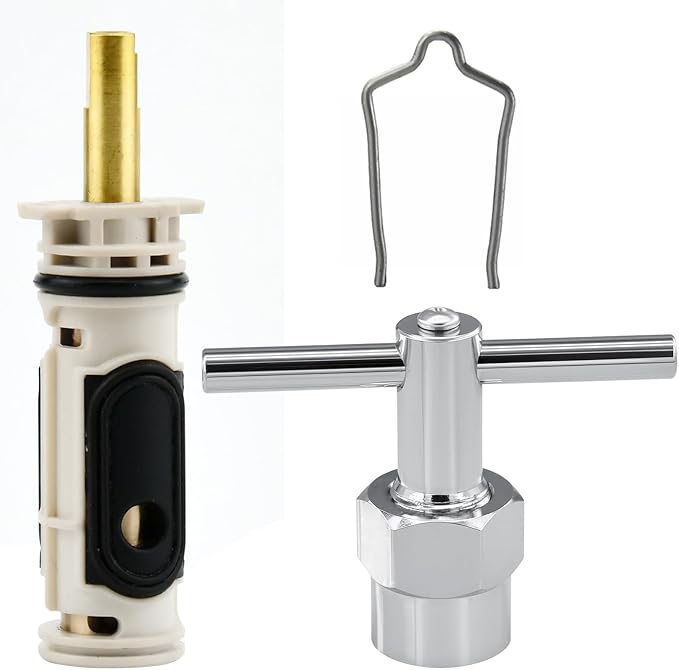 1222 Replacement Cartridge Compatible with Moen Single Handle Posi Temp Valve Tub Shower Faucet, Incloud 104421 Cartridge Puller remaoval Tool