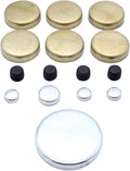 15 PCS/Set Freeze Plug Kit Brass Expansion Plug Kit MPE-108BR Compatible with Ford Small Block Windsor Engines 260 289 302 351 1962-2001