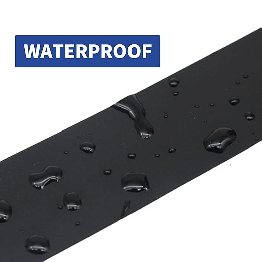 TAPEBEAR Corrosion Protection Pipe Tape, Wrap Pipe Tape for Drain Pipe, Metal Electrical Outdoor Underground Pipe, Waterproof PVC Black Tape, Duct Anti-Corrosion and Protection,2Inch X 33Yard,24ROLLS