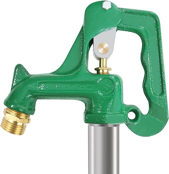 Frost Proof Yard Hydrant,Freeze Proof Outdoor Faucet Frost Free Hydrant for Yard Garden Farm Pasture Irrigation,Water Faucet 3/4" Pipe Connection,4.25ft Total Length 24" Bury Depth