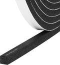 Storystore Foam Insulation Tape Self Adhesive, 1In x 1In x 13Ft Weather Stripping for Doors and Windows, Sound Proof Soundproofing Door Seal, Weatherstrip, Air Conditioning Seal Strip