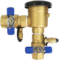 1" 720a Pressure Vacuum Breaker Assembly Heavy-Duty Brass Backflow Preventer Valve Replacement Max 400 Psi Anti-Siphon Protection For Irrigation Lawn Sprinkler Systems